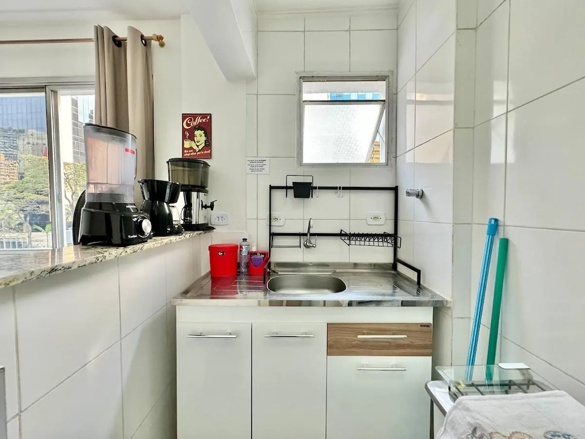 Flat A 500M Av Paulista, 1 Vaga, Completo Daire Sao Paulo